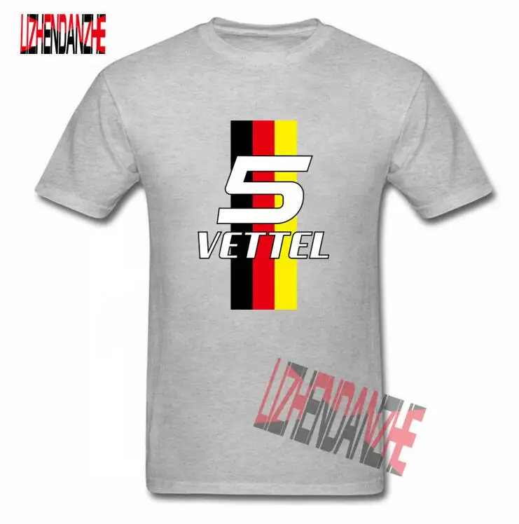 

Germany Vettel 5 Super Racing T Shirt Summer Cotton Racer Creative Clothing Short Sleeve F1 Fashion Brand T-Shirt NEW tshirt