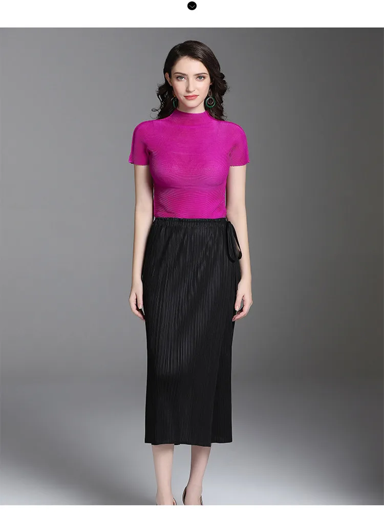 Miyake folds straight casual trousers loose pleated light blue large size wild ladies wide leg pants straight legs straight Miyake folds straight casual trousers loose pleated light blue large size wild ladies wide leg pants straight legs straight