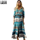 Save 12.79 on LAISIYI 2017 Women New Sexy Split Boho Print Dress Vintage Strappy Long Summer Causal Maxi Beach Dresses Vestidos ASDR20103