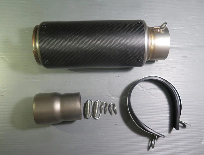 New Motorcycle SC Carbon exhaust racing exhaust length 240mm with NET