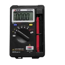 VICTOR 3 3/4 VC921 карманный цифровой мультиметр метр гарантии мини Тип