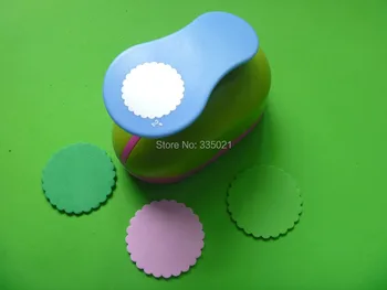 

Free Shipping 2"(5.0cm) Wave Circle EVA Foam Punch Paper Cutter Punches For Scrapbooking Handmade Hole Puncher Furador De Papel