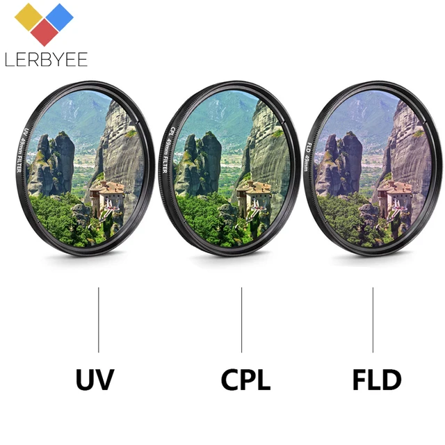 Best Price Lerbyee Professional Lens Filter Camera Accessory Kit  UV+CPL+FLD 3 in 1 Lens Filter Set for Cannon Nikon Sony Lens Gifts  Best Price Lerbyee Professional Lens Filter Camera Accessory Kit  UV+CPL+FLD 3 in 1 Lens Filter Set for Cannon Nikon Sony Lens Gifts