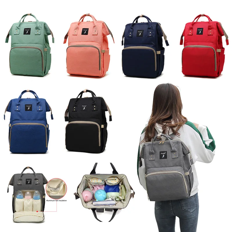 

SeckinDogan Baby Diaper Bag Multifunctional Waterproof Mummy Backpack Large Capacity Travel Nappy Backpacks Nursing Bags
