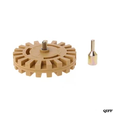 Прямая поставка и 4 дюймов ластик колеса клей для очистки Pinstripe средства для удаления аппликаций автомобильные наклейки с Арбор May06