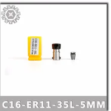 C16-ER11-35L-5mm расширение стержня для шпинделя, ER11 5 мм расширение стержня держатель инструмента для фрезерные машины 2418/3018