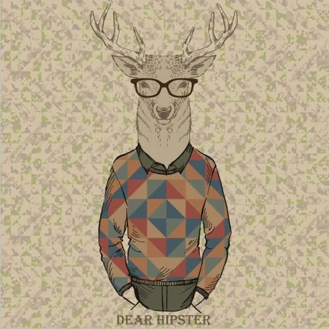 Modern Nordic Kawaii Keren Anjing Kucing Rusa Beruang Animal