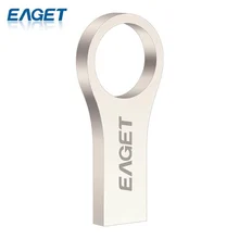 EAGET U66 High Speed USB 3.0 Flash Drive memory stick gift pendrive 16G 32G 64 Cle USB Flash Stick Pen Drive Key Ring Waterproof