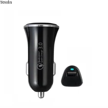 INGMAYA QC3.0 Quick Charge USB Автомобильное зарядное устройство 18 Вт быстрой зарядки для автомобиля Samsung Galaxy S6 S7 Edge Nexus htc адаптеры питания