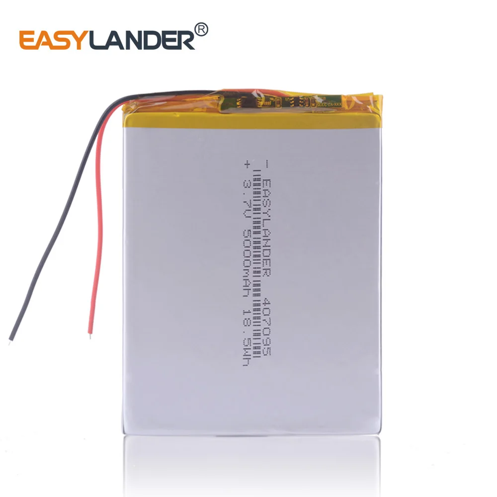 

3,7 V 5000mAh Lipo полимерный литий-ионный аккумулятор для irbis tz52 tablet 9 дюймов [407095] заменить [357095] prestigio Tablet PC