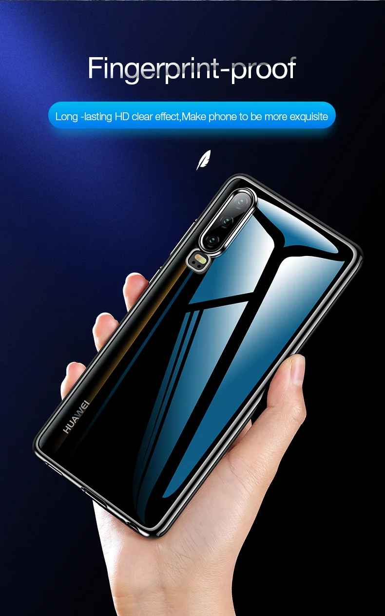 CAFELE Silicone Plating Case For Huawei P30 Pro Transparent Back Protector Ultra Thin Soft TPU Phone Cover for Huawei P30Pro (3)