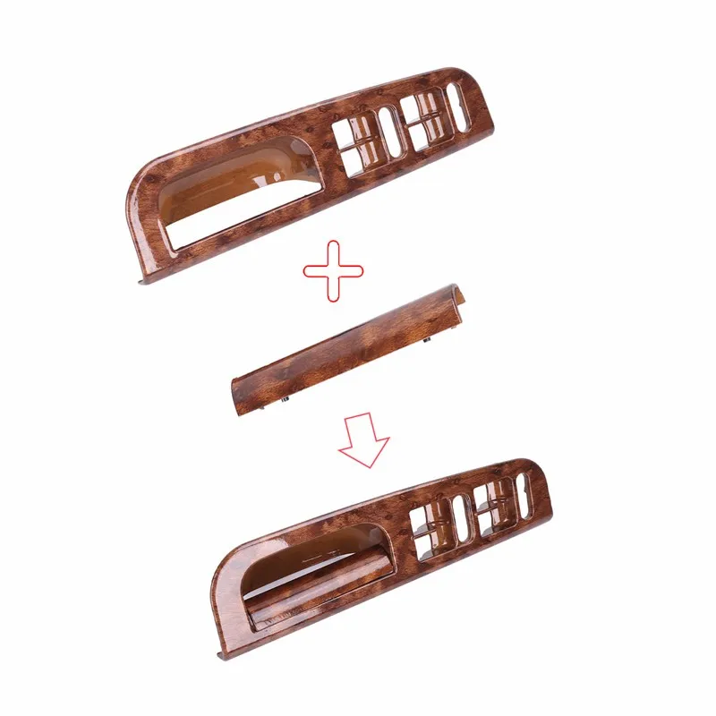 Inside Door Window Switch Bezel Handle Handrails Shake Decorative Cover For VW Jetta Golf GTI MK4 Passat Bora B5 (5)