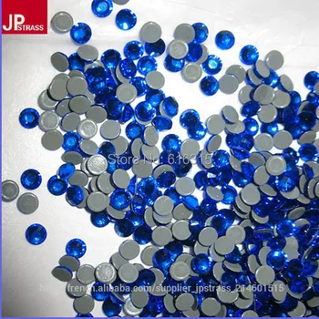 

SS6 Sapphire hot fix rhinestone 1440pcs each pack for cell phone case by China post air mail free shipping