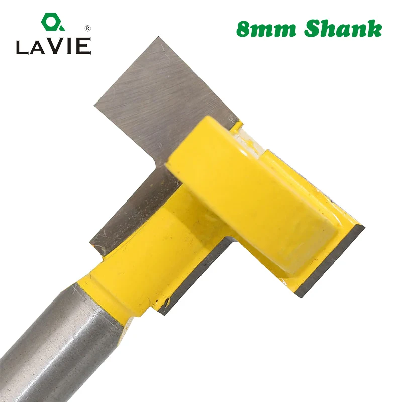 LA VIE 8 мм хвостовик Т-образный фрезерный прямой край долбежный нож резак фрезы фрезерные режущие ручки для деревообработки MC02001