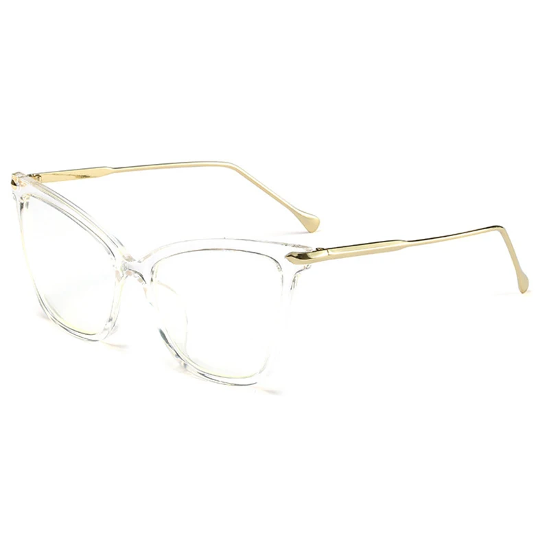 Кошачий глаз, оптические очки, оправа для мужчин, фирменный дизайн, женские очки, оправа для очков, компьютерные очки для близорукости - Цвет оправы: 10