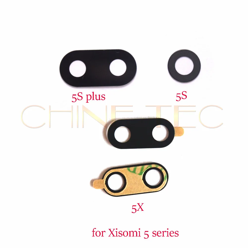 

2pcs Glass material back rear camera lens with sticker for Xiaomi 5 5S 5X 5S plus xiaomi Mi A1