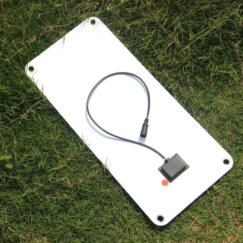 Solar com Carregador de Carro Carregador ao ar dc para Iate Eficiente - 5 Painel Célula Solar Módulo Carro Luz Bateria Barco Livre 25 w 12 v 9 Painel solar