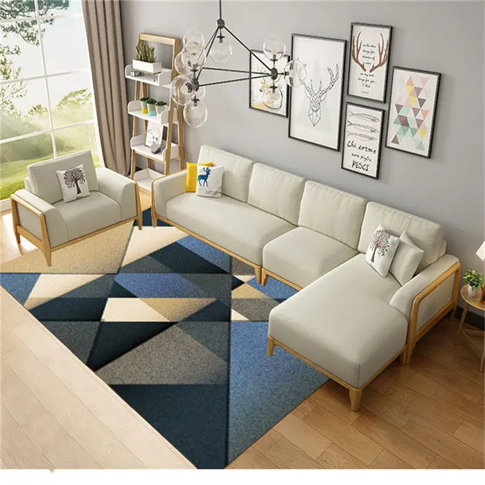1 Mordern Style Home Carpet For Bathroom Toilet Bath Mats Anti-slip Floor Rug Playing Mat Multi Colors Rectangle Bathroom Carpets - Цвет: 1