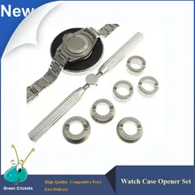 № 5537 6 видов/комплект часы Чехол открывалка для бутылок, 18,5-29,5 мм профессиональный часовщик часы задняя крышка чехол для бутылок и доводчик для часы Ремонт
