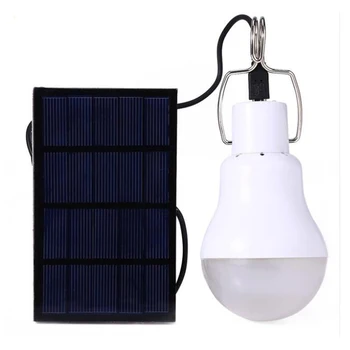 

Solar Powered LED Bulb Outdoor Solar Energy Camping lamp LED solar panel light Bulb, Outdoor Solar Tent Camping Light Lamp