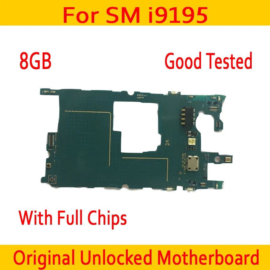 Разблокированная материнская плата для Samsung Galaxy S4 mini i9195 оригинальная логическая