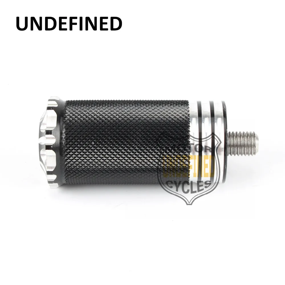Aluminum Black Motorbike Parst CNC Knurled Burst Shifter Shift Peg