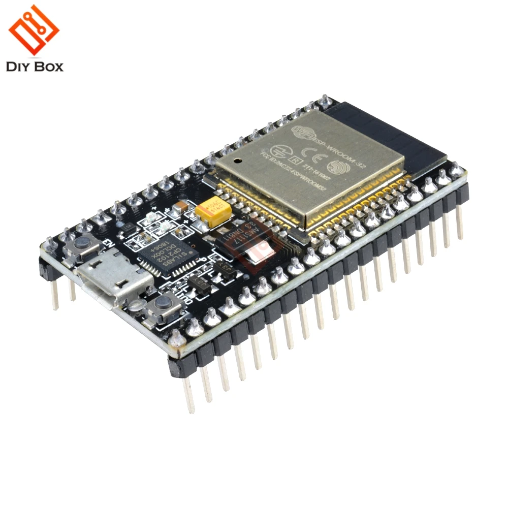 

CP2102 Esp8266 ESP32 ESP-32 ESP-32S ESP32S 2.4GHz Entwicklung Dual-Mode WiFi Bluetooth Wireless Module Development Board Antenne