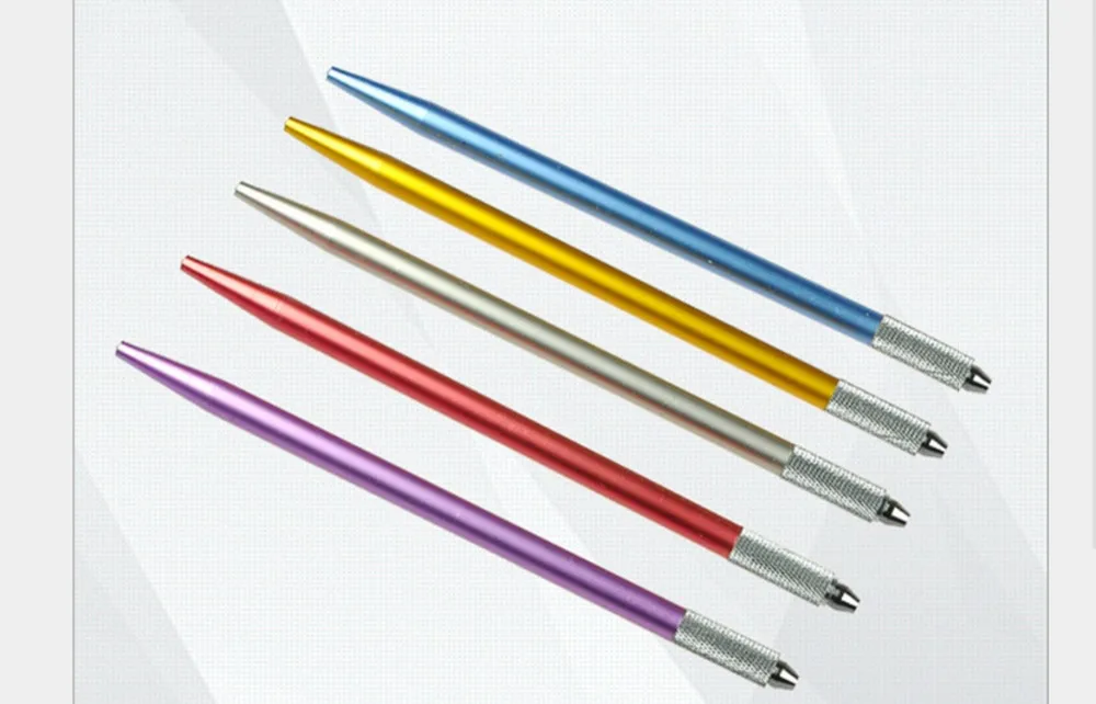 

Professional Tattoo Permanent Makeup Eyebrow Pen Dual-head Manual Tattoo Pen Microblading Embroidered Pen Eyebrow Tattoo Tools