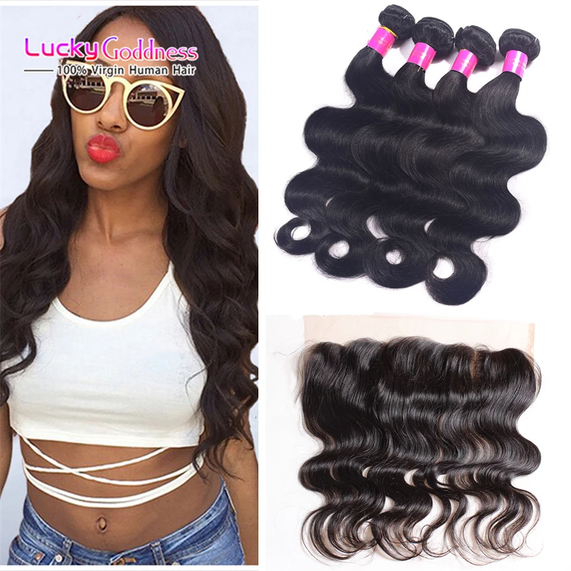 

Brazilian Virgin Hair Ear to Ear Lace Frontal Closure with Bundles Body Wave Brazillian Hair Brazilian Body Wave with Closure