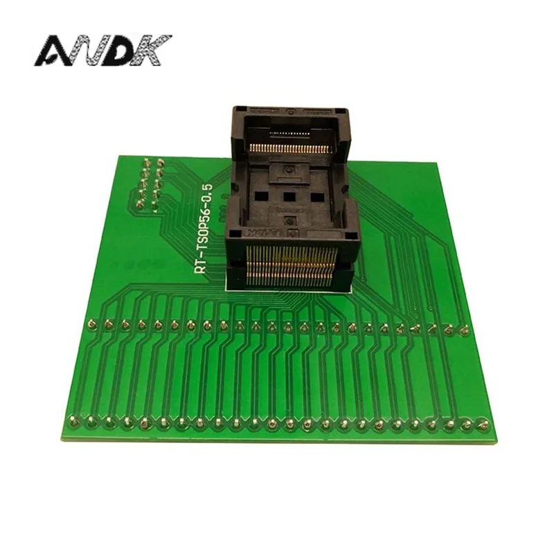 

New TSOP56 Opentop Programming Socket IC Test Socket Flash Burn in Socket Adapter High Quality Eletronic for RT809H programmer