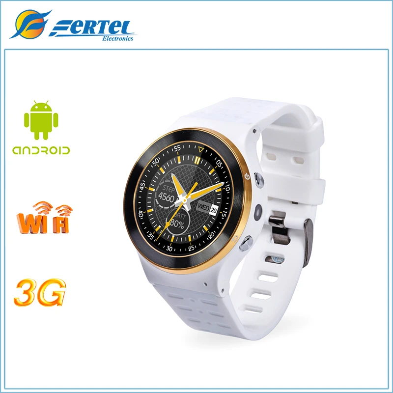 

S99 MTK6580 Quad Core 3G Smart Watch Android 5.1 With 4GB ROOM 5.0 MP Camera GPS WiFi Bluetooth V4.0 Pedometer Heart Rate