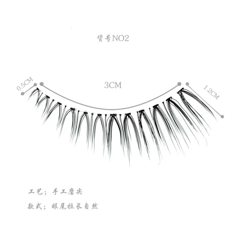 4 пары черных мягких накладных ресниц натуральные накладные ресницы Япония и Южная Корея горячая Распродажа искусственных ресниц