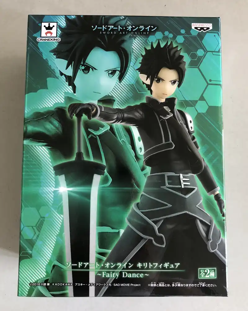 Anime Manga Banpresto Sword Art Online Fairy Dance Kirito Pvc Figure Jouets Et Jeux