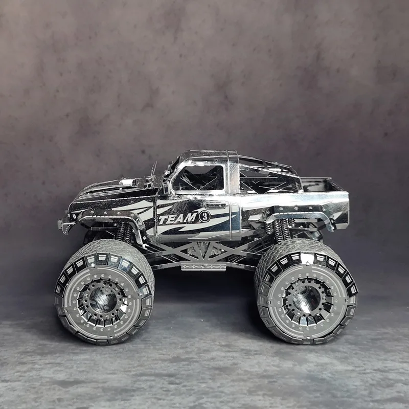 NANYUAN I32206 OFF-ROADER машина металлическая Сборная модель 3D головоломка супер большие шины развивающие ручные возможности креативные игрушки 3 листа