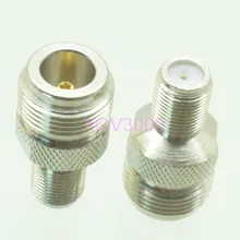 1pce conversor Adaptador N fêmea para jack F TV pin jack fêmea RF COAXIAL 50ohm para Comunicação