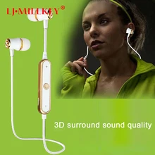 S6 Sports Wireless Bluetooth Earphones Fone De Ouvido Stereo Bluetooth Headset Earbuds Sweatproof for Jog Gym LJ-MILLKEY LZ001