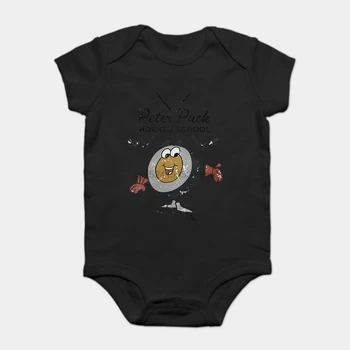 

Baby Onesie Baby Bodysuits kid t shirt Printed Cotton Short-Sleeve Peter Puck School of Hockey