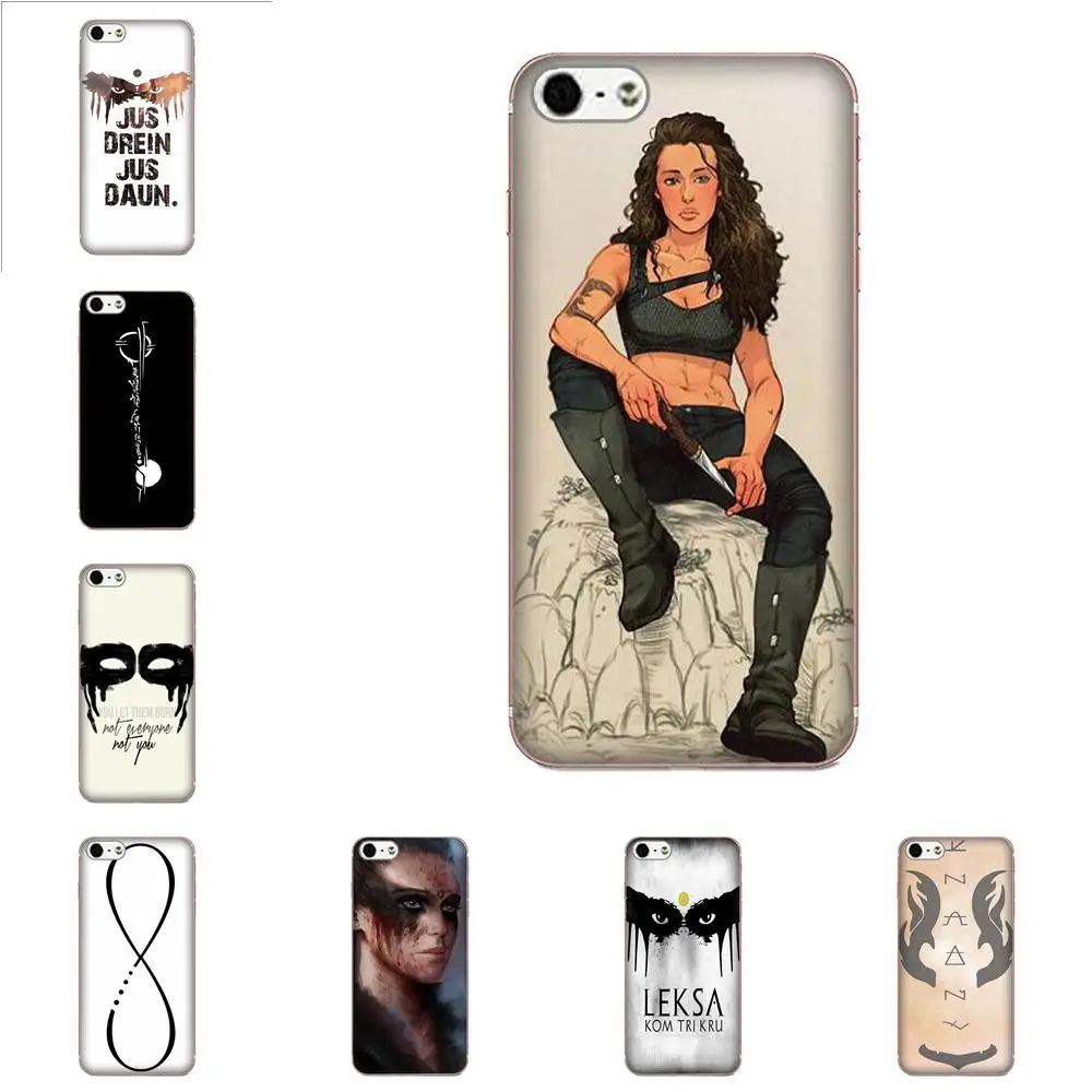 Твердый чехол для телефона Lexa Tattoo The 100 Black Soft Xiaomi Redmi Note 2 3 3S 4 4A 4X 5 5A 6 6A Pro Plus с