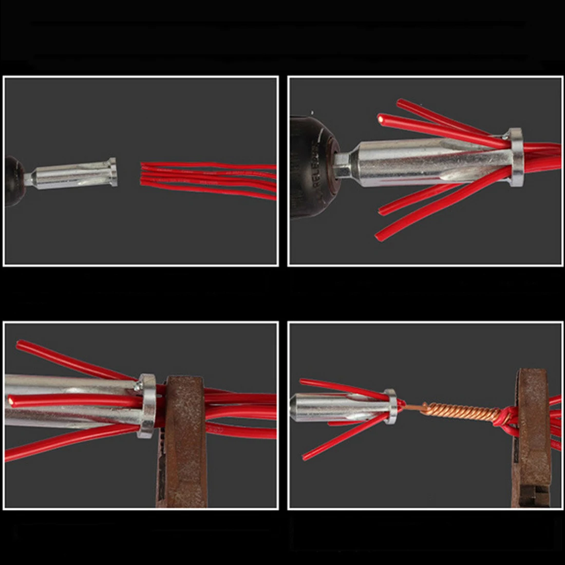 

Automatic Electrical Line Device Cable Wire Stripper Twist Connector General-purpose Strip-free Universal Hot