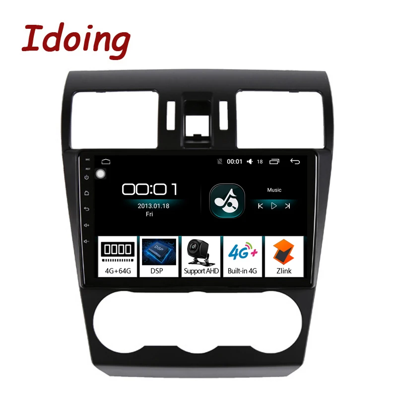 Top Idoing 9"Car Android 8.1 Radio GPS Multimedia Player For Subaru Forester XV WRX 2013-2015 4G+64G 8 Core Navigation no 2 din dvd 0 Top Idoing 9"Car Android 8.1 Radio GPS Multimedia Player For Subaru Forester XV WRX 2013-2015 4G+64G 8 Core Navigation no 2 din dvd 0