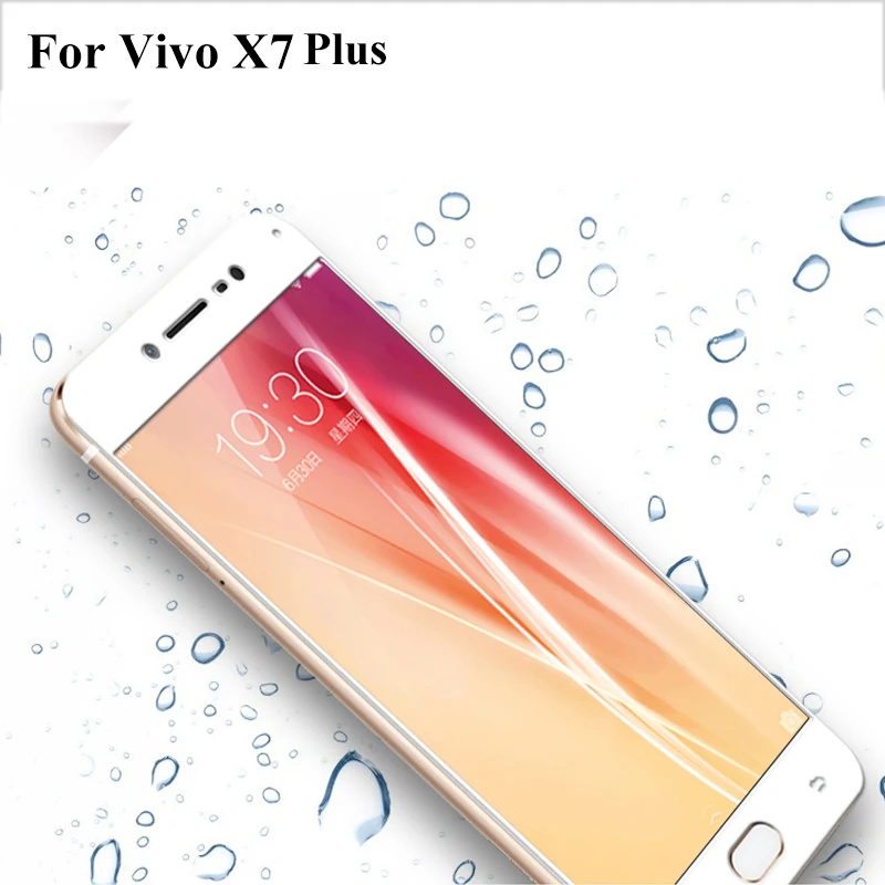 1 шт. полное покрытие защитное закаленное стекло для VIVO X7 plus X7plus Защитная пленка X 7