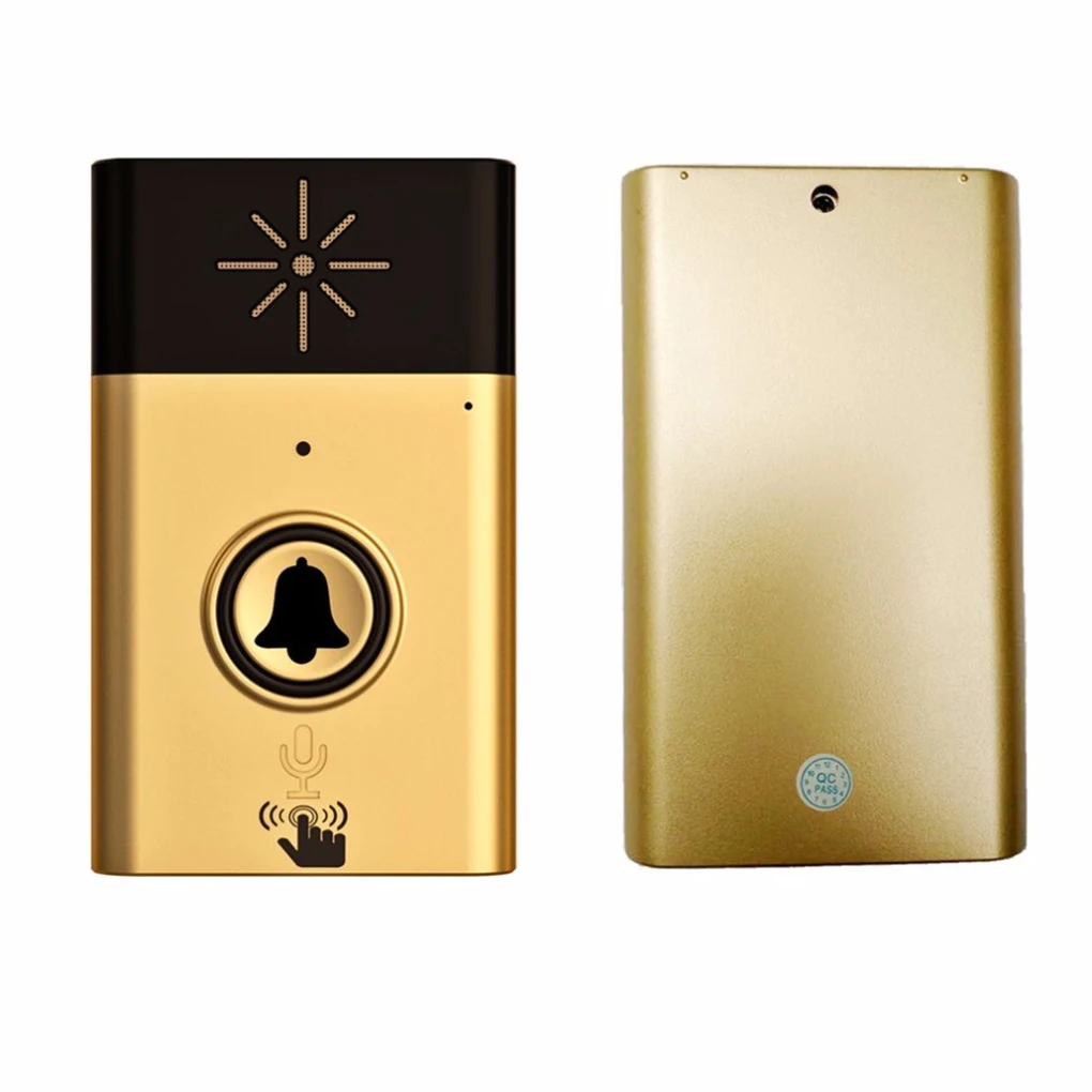 1 to 1 H6 Wireless Doorbell with Voice Intercom Intelligent Battery-powered 300M Distance Outdoor Transmitter Indoor Receiver 1 to 1 H6 Wireless Doorbell with Voice Intercom Intelligent Battery-powered 300M Distance Outdoor Transmitter Indoor Receiver