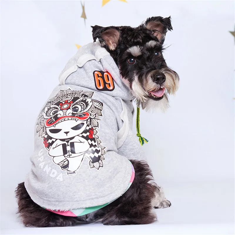 Cool Winter Pet Dog Clothes Puppy Dog Clothes Warm Coat Hoodie Sweater Costumes Dogs Jacketsin
