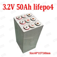 4 шт. lifepo4 3,2 В 50Ah батарея 50ah литиевая батарея 3C 150A для diy 12 В 24 в 48 в лодка солнечной энергии хранения инвертор резервного питания