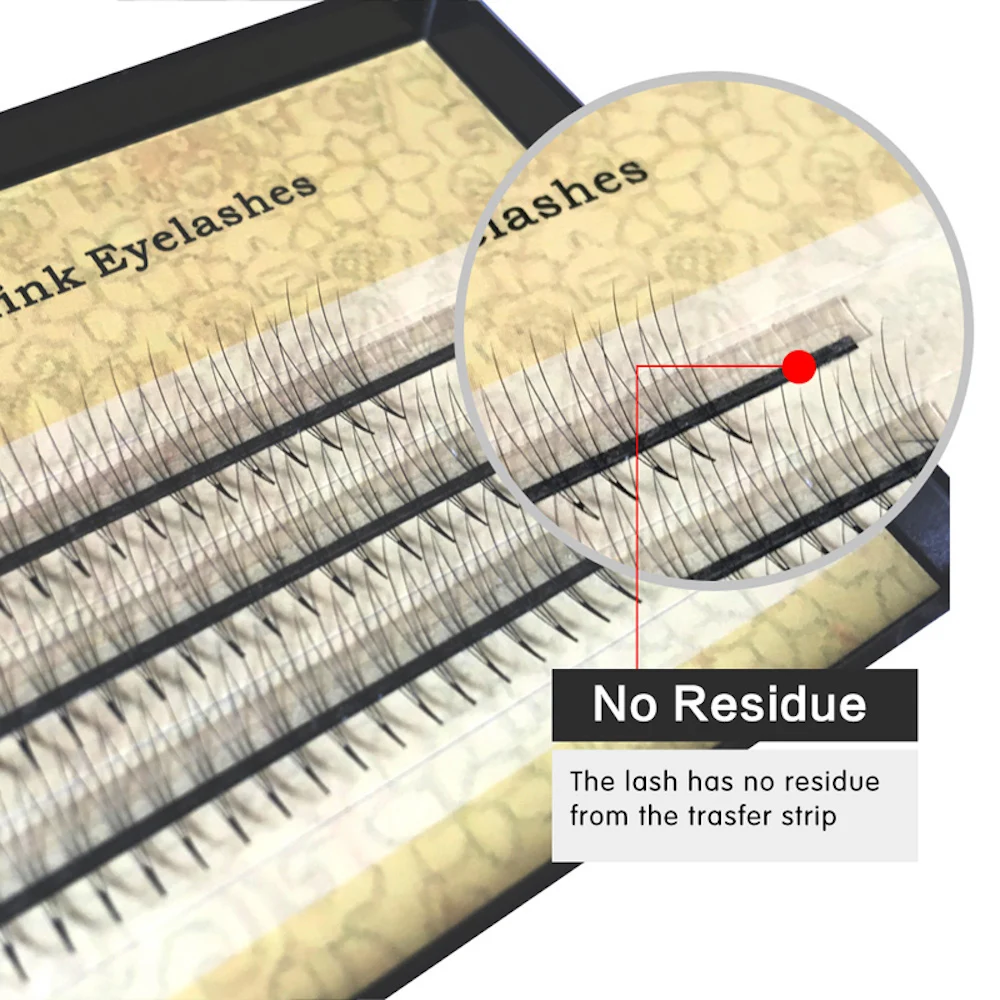 Nagaraku объем отдельные пучки ресниц 10 чехлов Лот 0.07C 2D-6D ручной работы высокого качества натуральные ресницы предварительно сделанные вентиляторы