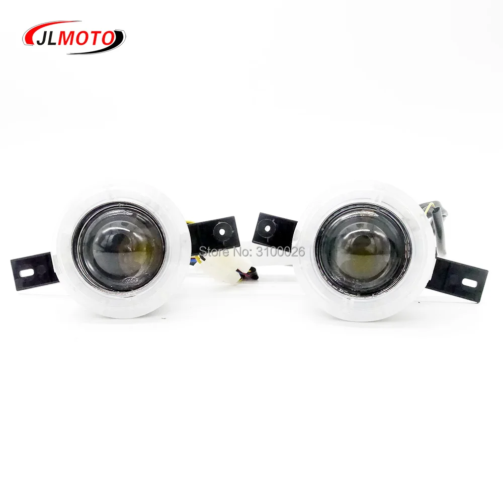 

1Pair/2pcs ZOOM HID LED Front Light of Jinling 110cc 150cc 200cc ATV Quad Bike JLA-13T-2 JLA-13-10 ArmadA ATV150B Parts