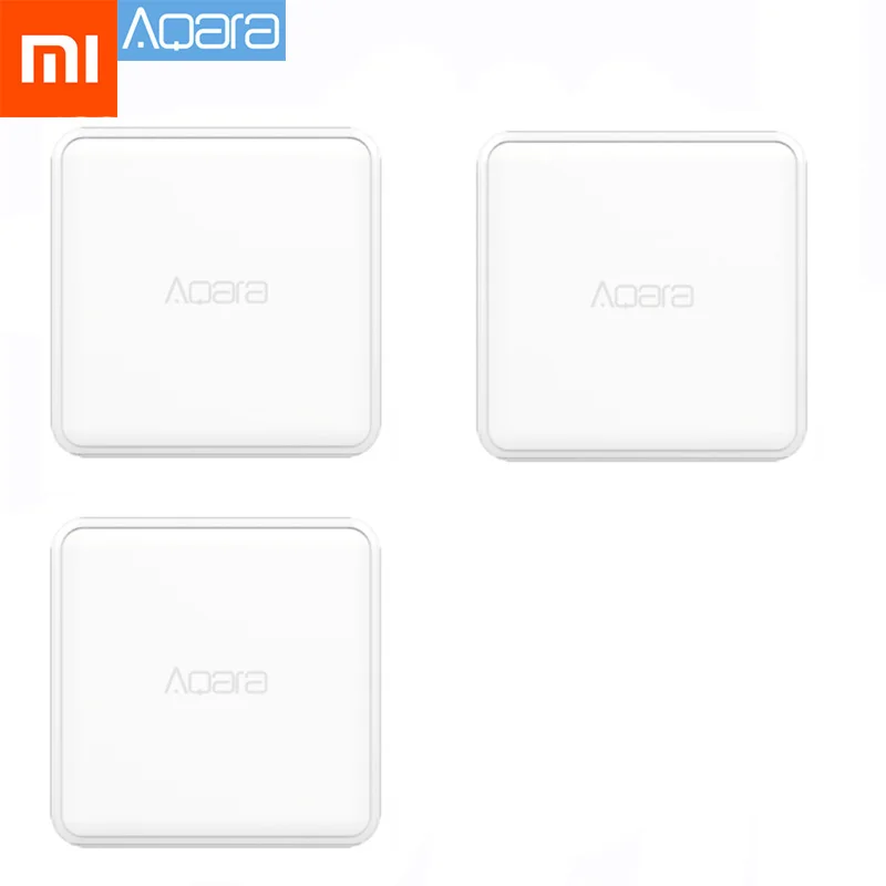 Xiaomi Aqara Magic Cube контроллер Zigbee версия управляется шестью мерами для умного дома устройство работает с приложением Mijia Home - Цвет: 3Pcs