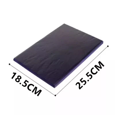 

16K blue carbon paper double-sided blue 25.5*18.5cm 100pcs/pack
