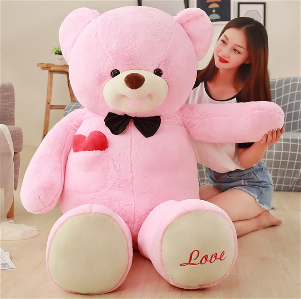 love you teddy bear hold heart plush toys give you my heart bears doll6