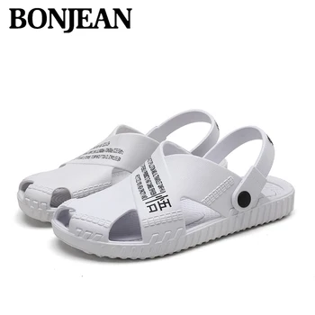 

New Men Sandals Summer Flip Flops Slippers Men Outdoor Beach Air Cushion Clogs Cheap Male Sandals Water Shoes Sandalia Masculina